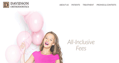 Desktop Screenshot of davidsonorthodontics.com